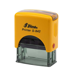 Sello Shiny S-842 (14X38mm.) Amarillo