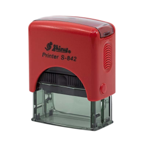 Sello Shiny S-842 (14X38mm.) Rojo