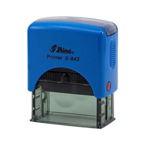 Sello Shiny S-843 (18X47mm.) Azul