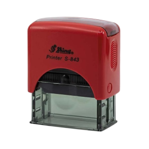 Sello Shiny S-843 (18X47mm.) Rojo