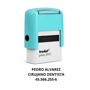 TIMBRE 4910 26X9MM MENTA TRODAT