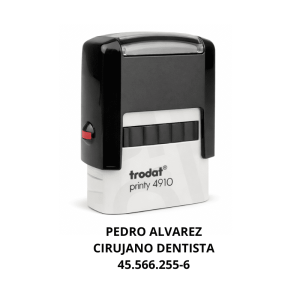 TIMBRE 4910 26X9MM NEGRO TRODAT